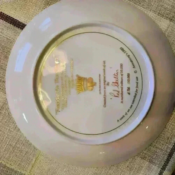 3 piece vintage Red Skelton numbered collectible decorative porcelain plates - Picture 2 of 7